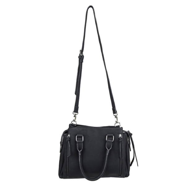 DAISY CROSSBODY SATCHEL - BLACK