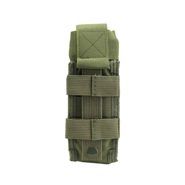 MOLLE TOURNIQUET POUCH WITH ELASTIC FLAP - GREEN