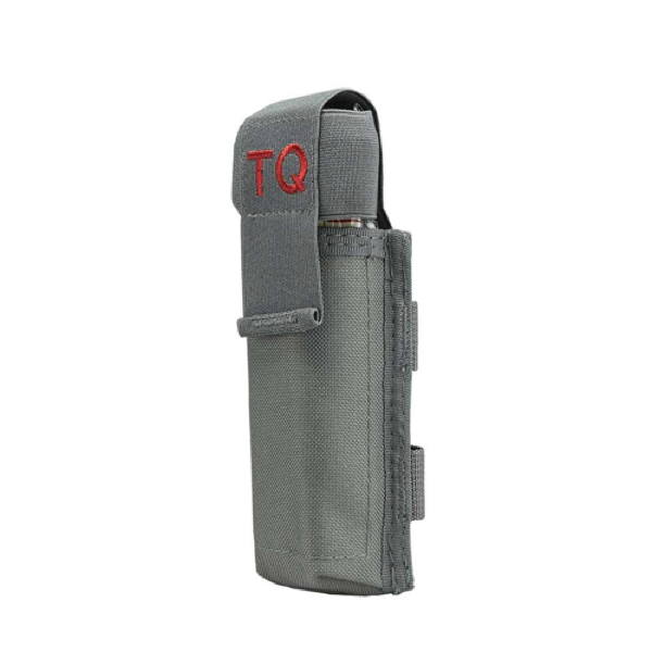 MOLLE TOURNIQUET POUCH WITH ELASTIC FLAP - URBAN GRAY