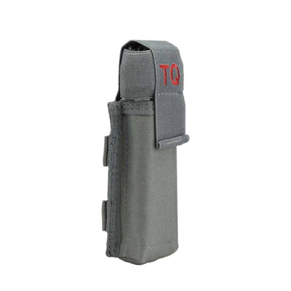 MOLLE TOURNIQUET POUCH WITH ELASTIC FLAP - URBAN GRAY